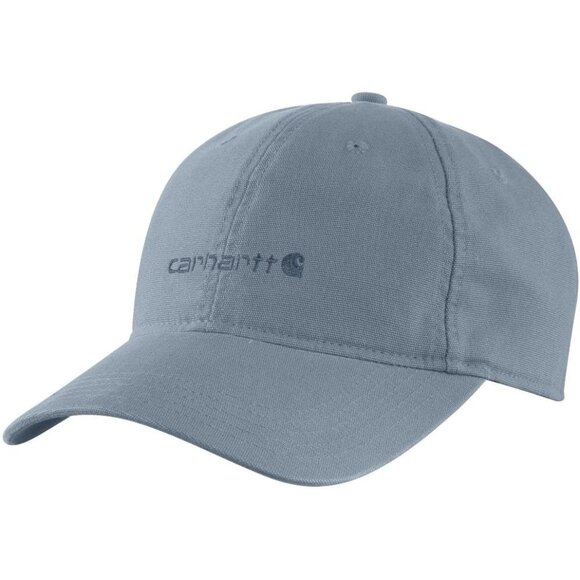 Women\'s Canvas Embroidered Cap 100% Cotton Light Faded Navy Adjustable